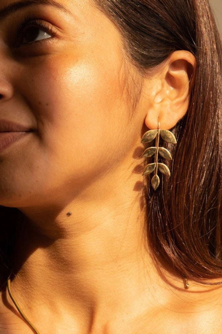 Fern earrings