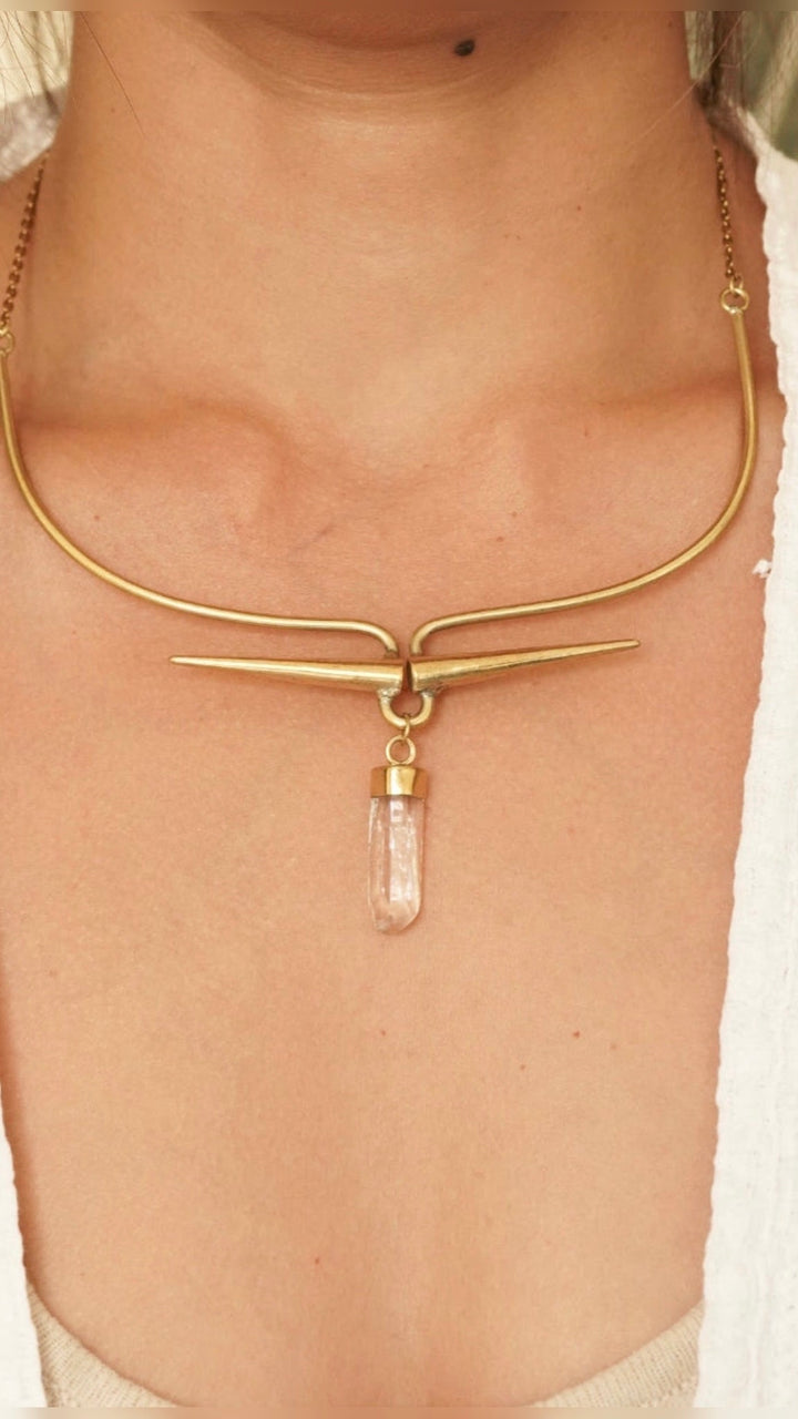 Quartz necklace