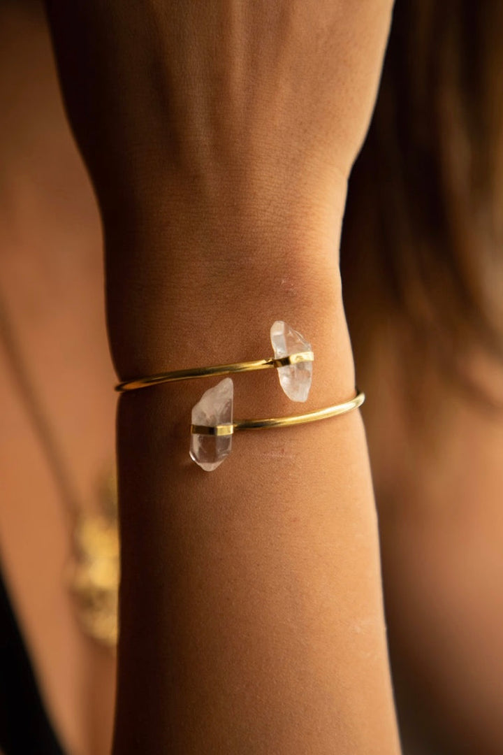 Crystal adjustable bracelet