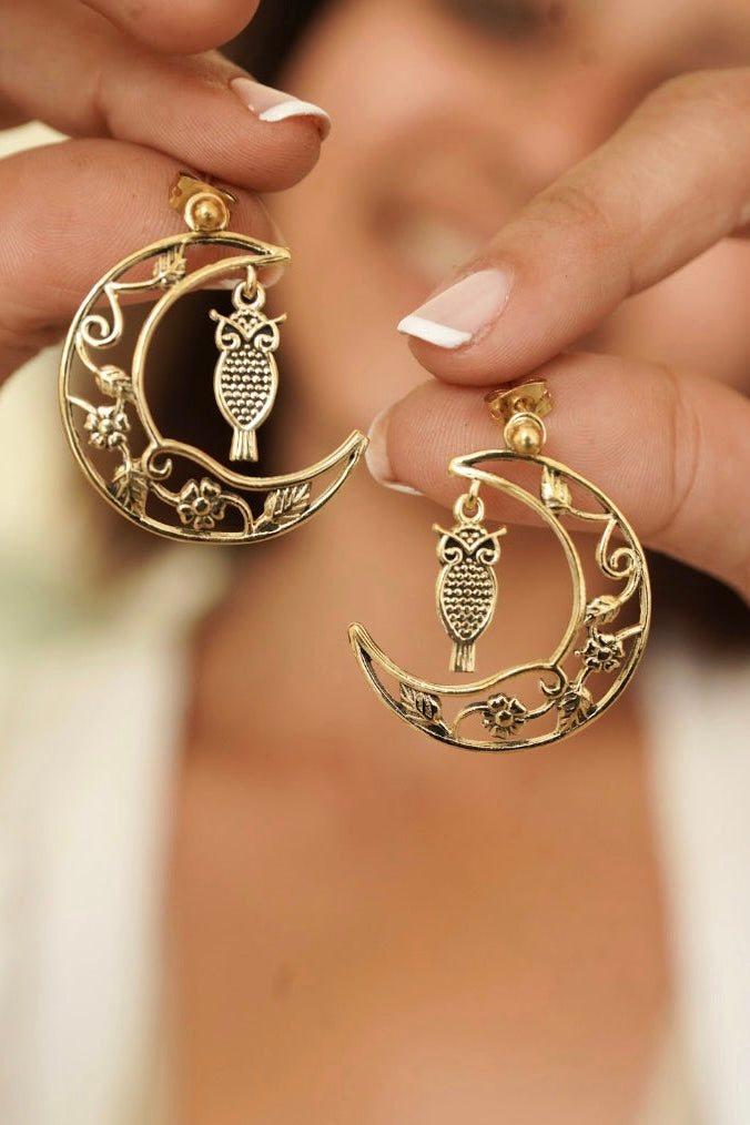 Owl earrings