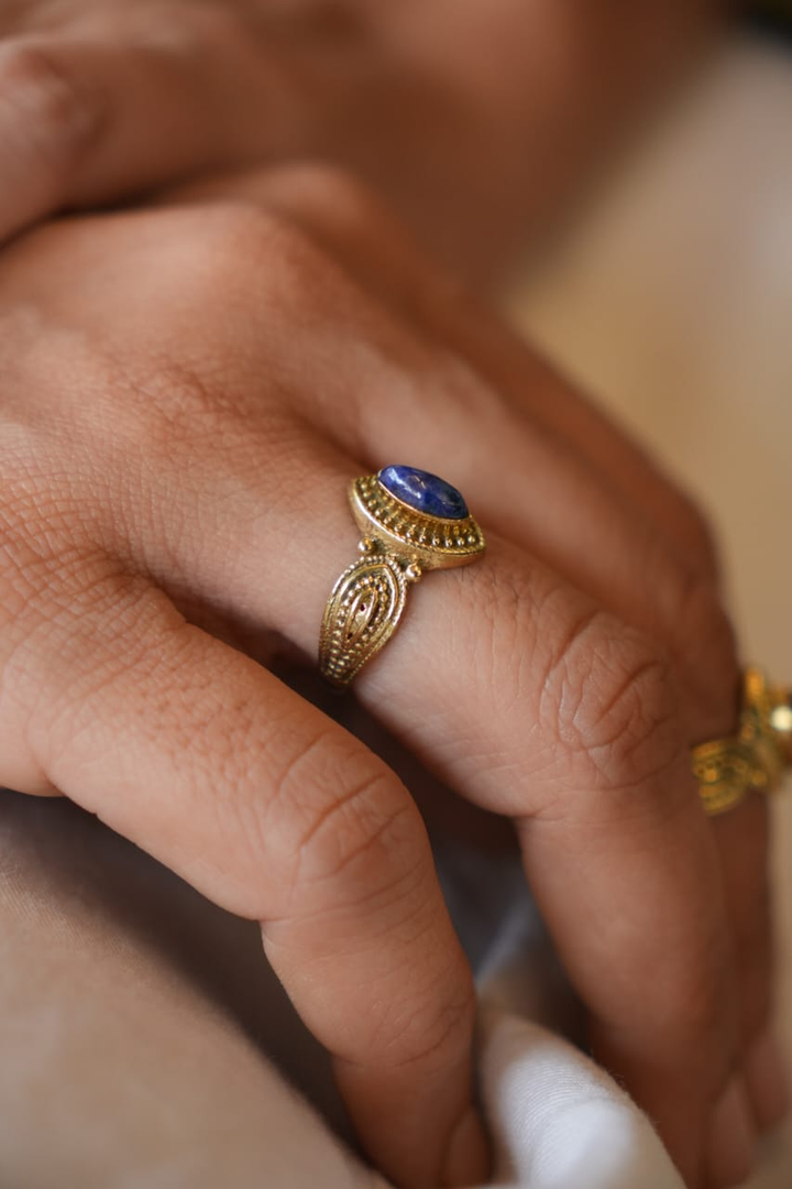 Star of Lapis ring