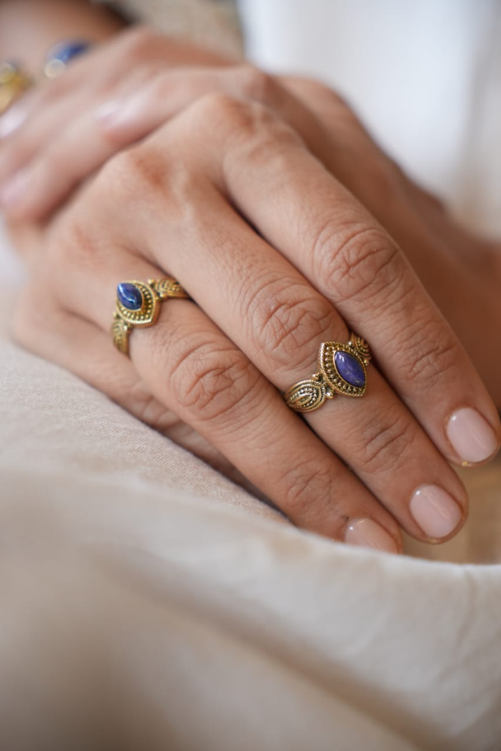 Star of Lapis ring