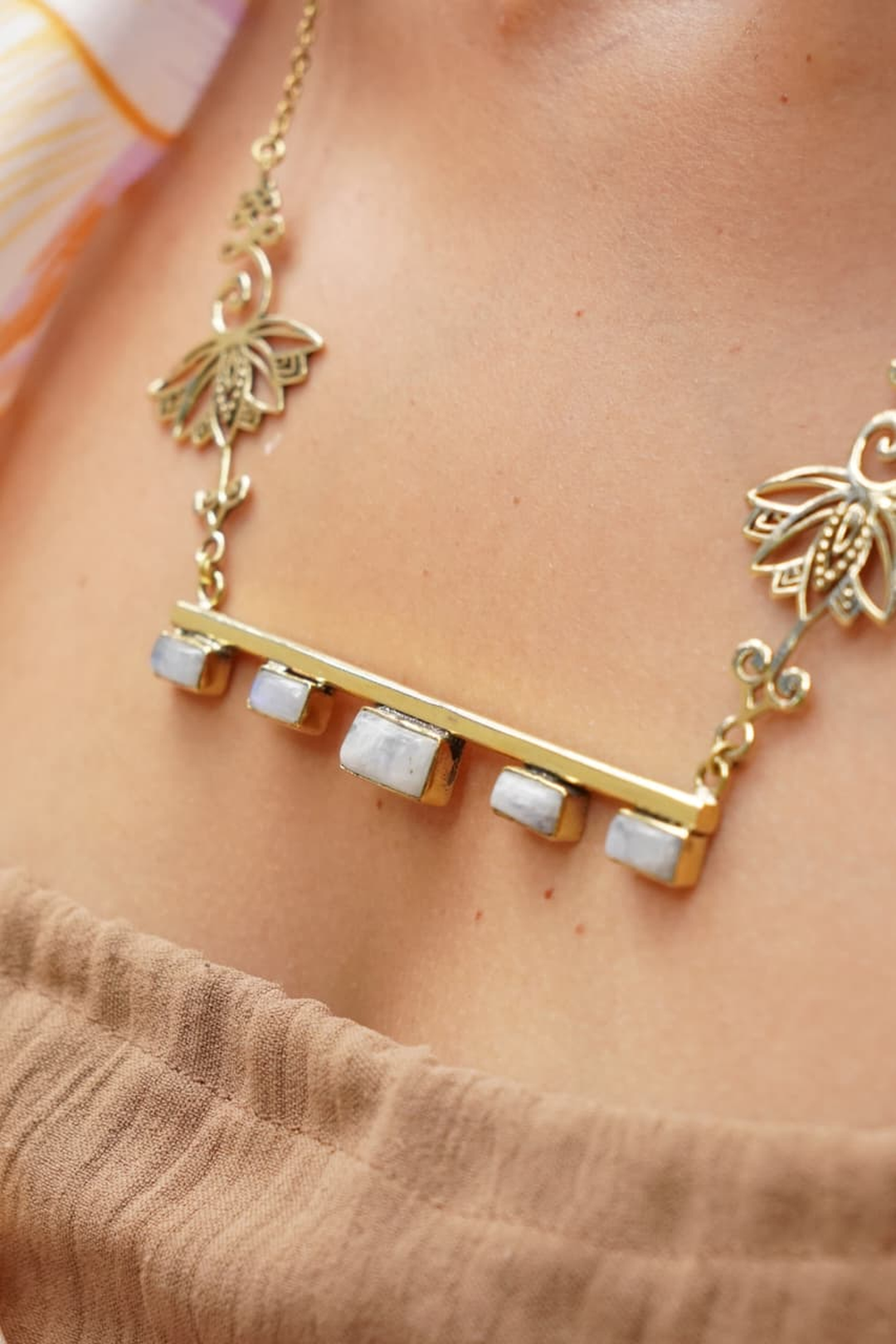 Ira Lotus Necklace