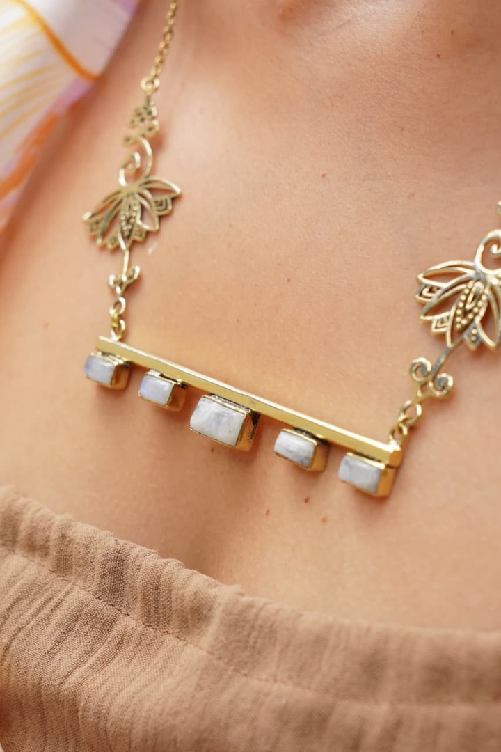 Ira Lotus Necklace