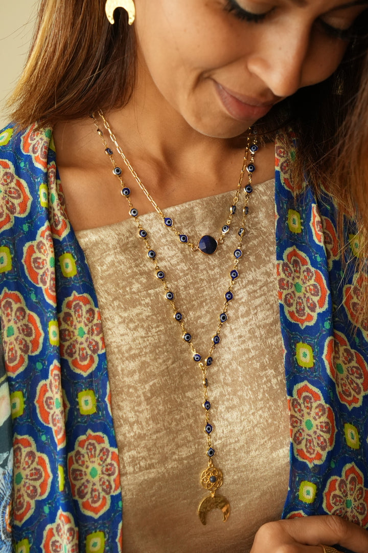 Celestial Lapis stud earrings