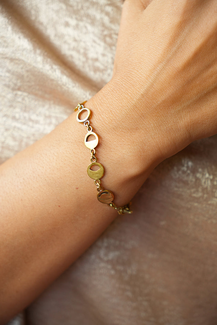 Moon phase bracelet