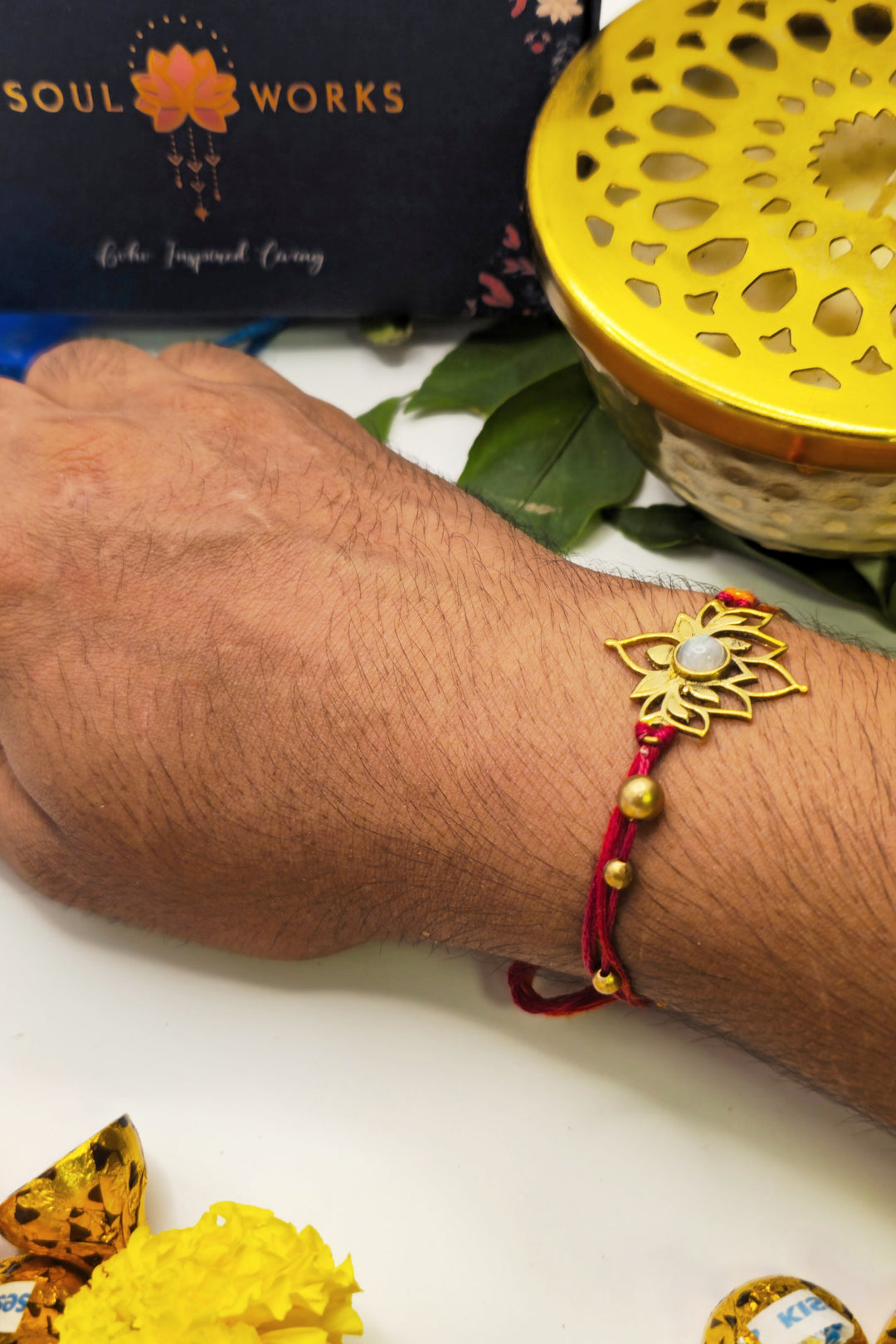 Lotus dhaaga Rakhi