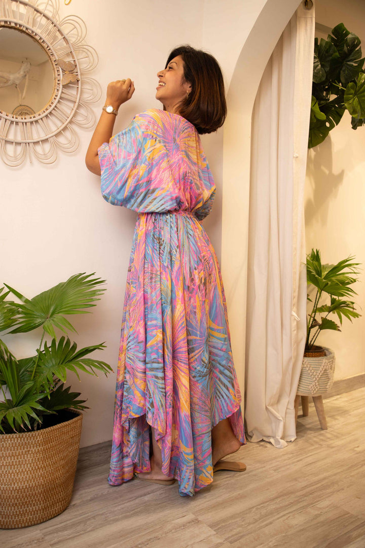 Pastel swirl dress- free size