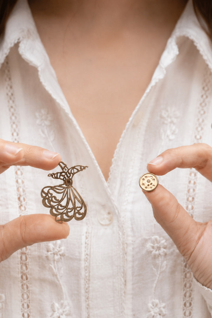 Mystic Rumi Brooch pin