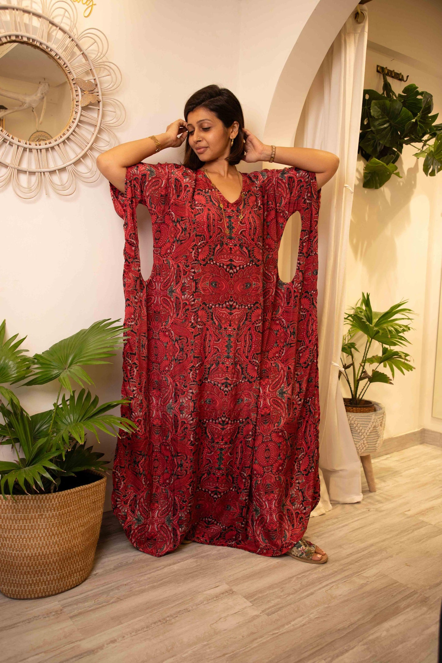 Simona - free size kaftan dress