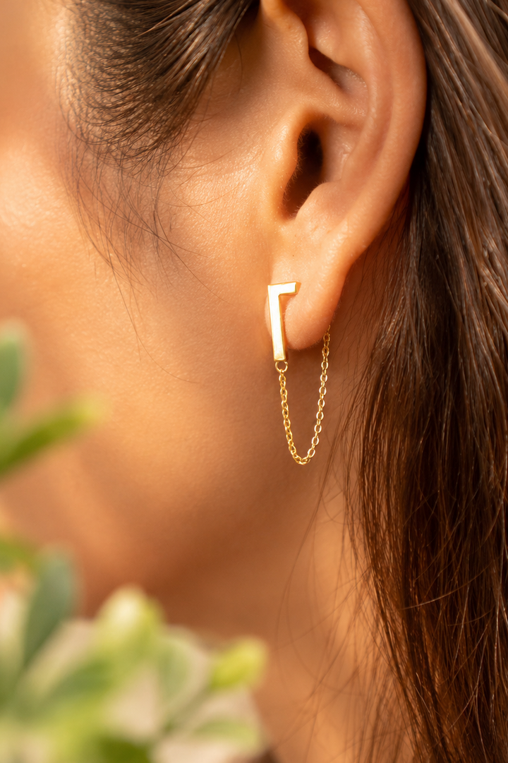 Swinger brass Earrings