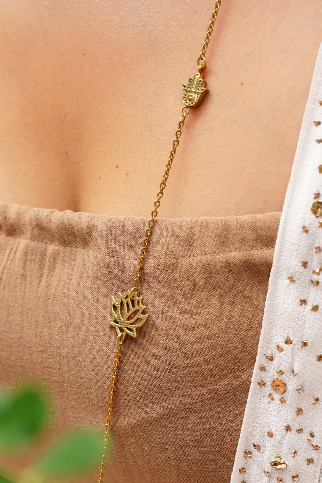 Long Charm Necklace