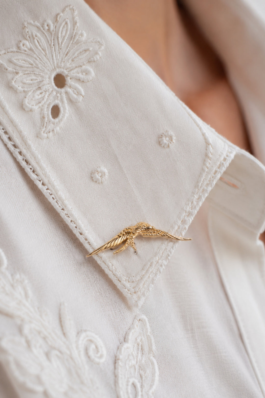 Celestial Bird Brooch pin