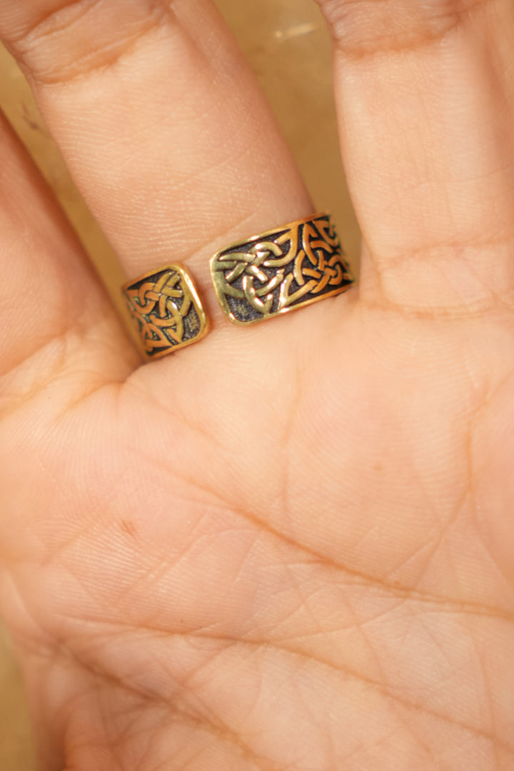 Eira brass ring for men