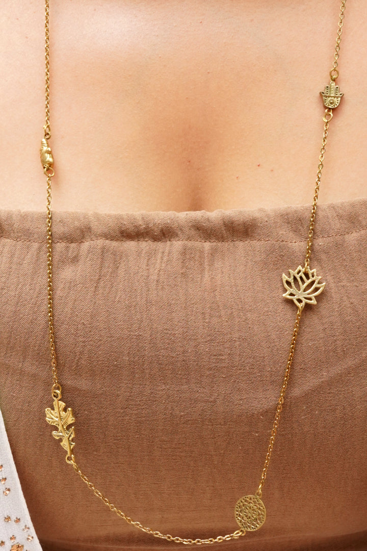 Long Charm Necklace