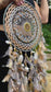Radiant peach dreamcatcher