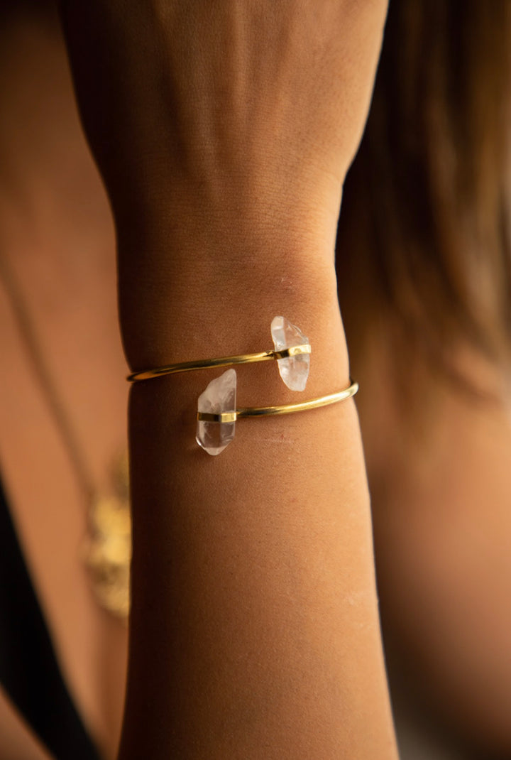 Crystal adjustable bracelet