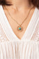 Turquoise Lotus short necklace’s