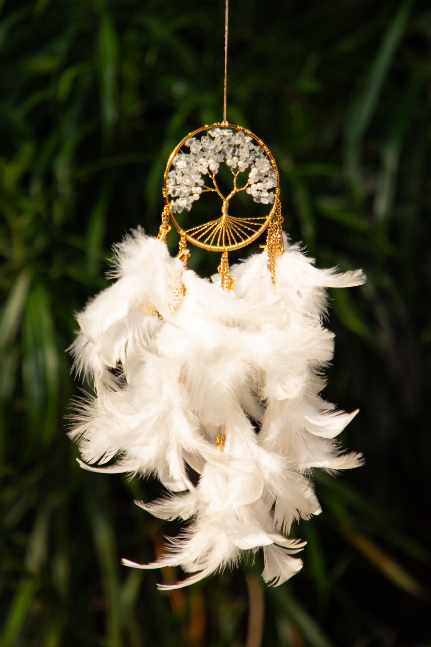 Divine white crystal tree of life