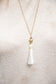 Hamsa tassel necklace
