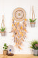 Radiant peach dreamcatcher