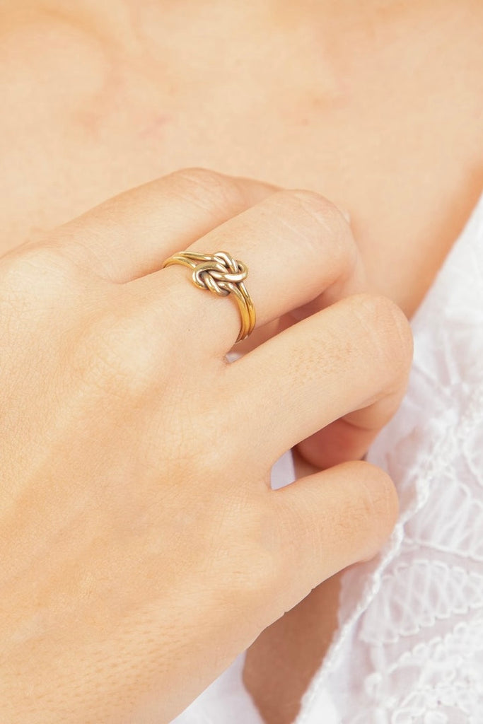 Algerian love knot on sale ring